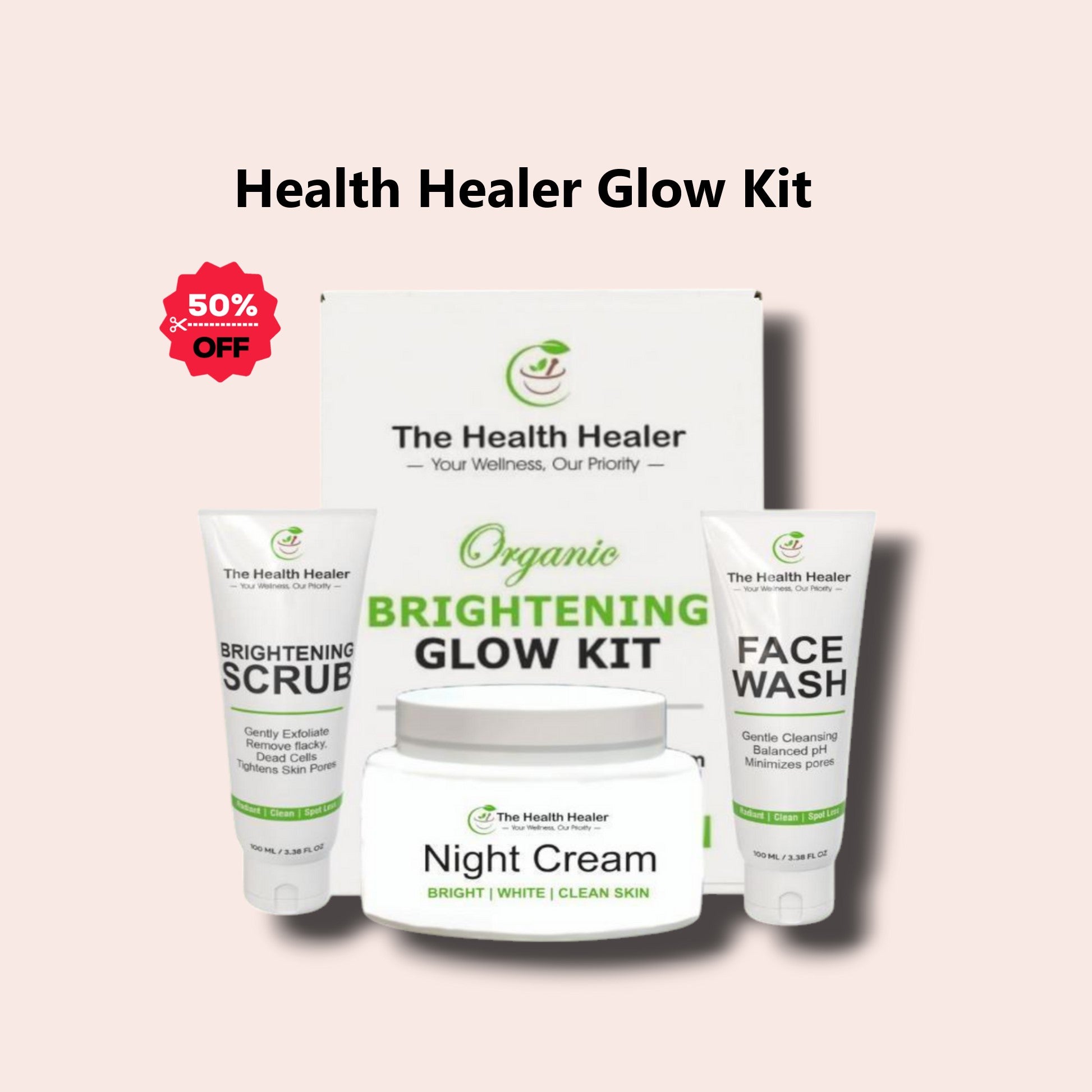 Health Healer 3-in-1 Brightening Glow Kit